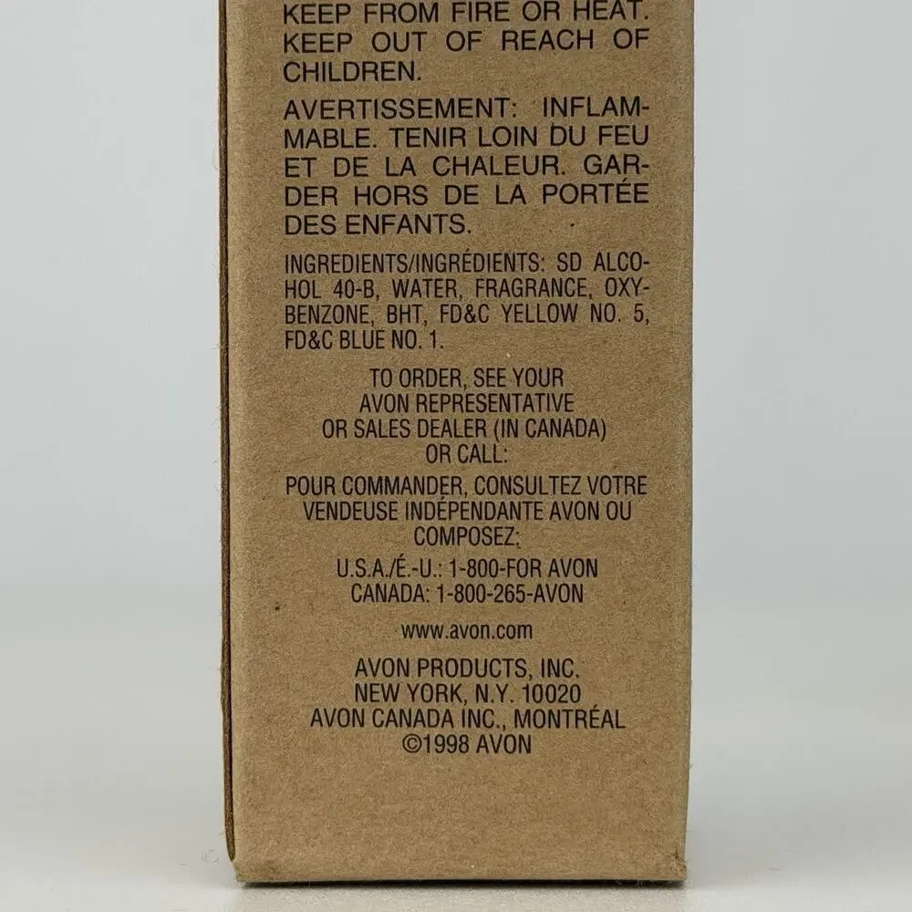 Vintage 1998 Avon Naturals Around The World Fragrance Mist 1.7 Fl Oz New